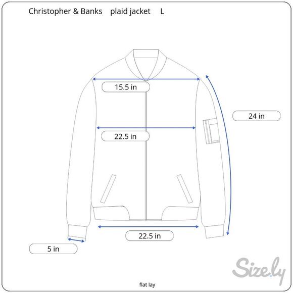 Vintage 80's 90's Christopher & Banks Patch Madras Plaid Cotton Jacket M - Picture 9 of 9